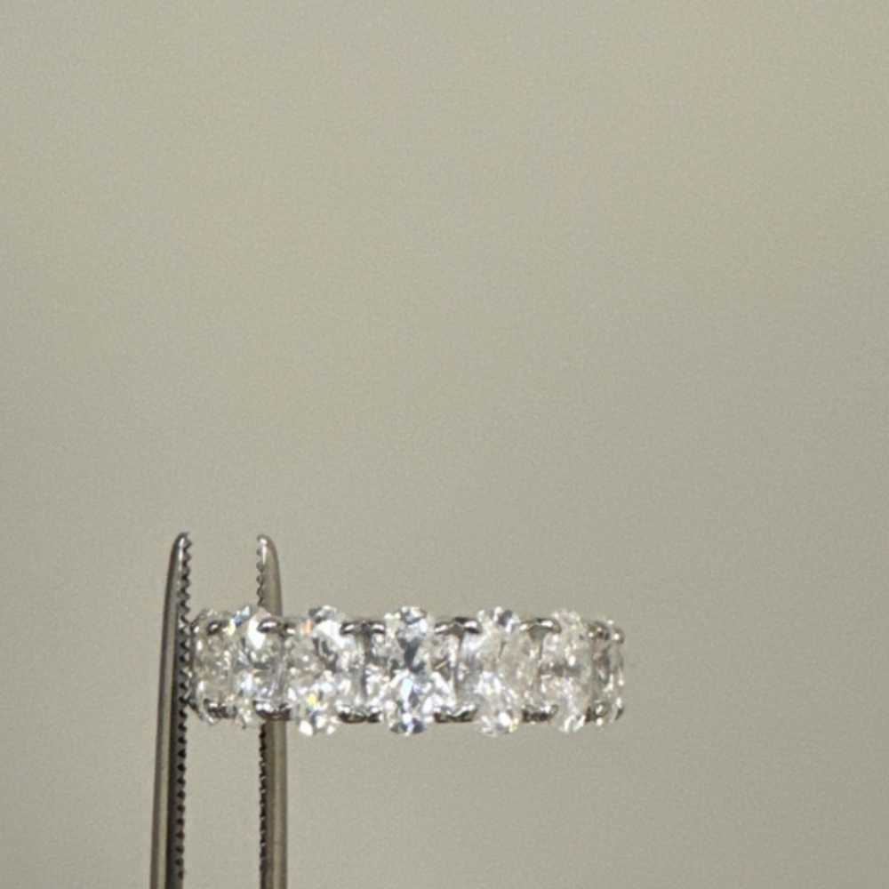 Brand new 9 CT Moissanite Eternity Band Size 5